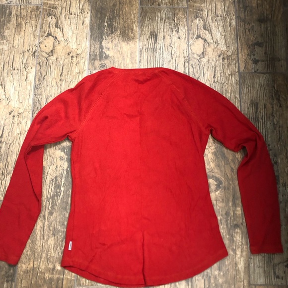 Eddie Bauer, small, waffle, Christmas, lab in a beanie long sleeve - Picture 3 of 5